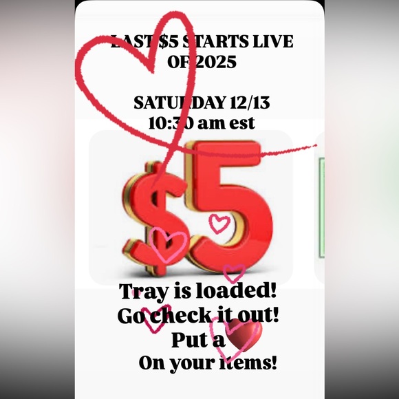 LIVE SATURDAY 12/13 at 10:30am est | 7:30am pct | Throw on a ♥️ To BE NOTIFIED - Picture 4 of 11